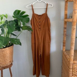 Old Navy burnt orange jumpsuit